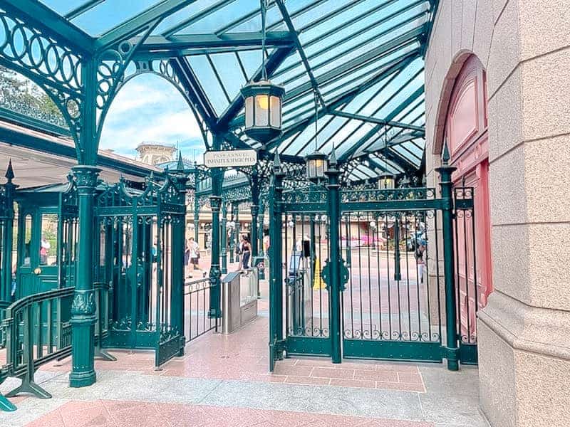 The Disneyland Paris gates