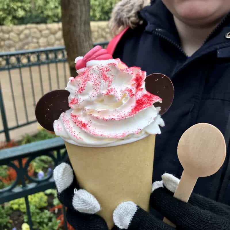 Mickey Mouse hot chocolate
