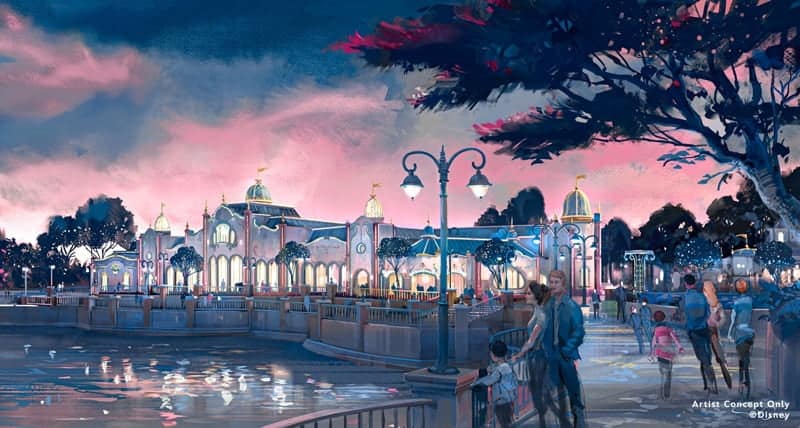 Artist concept of Lakeside Restaurant The Regal View Restaurant and Lounge Disney Adventure World (1)