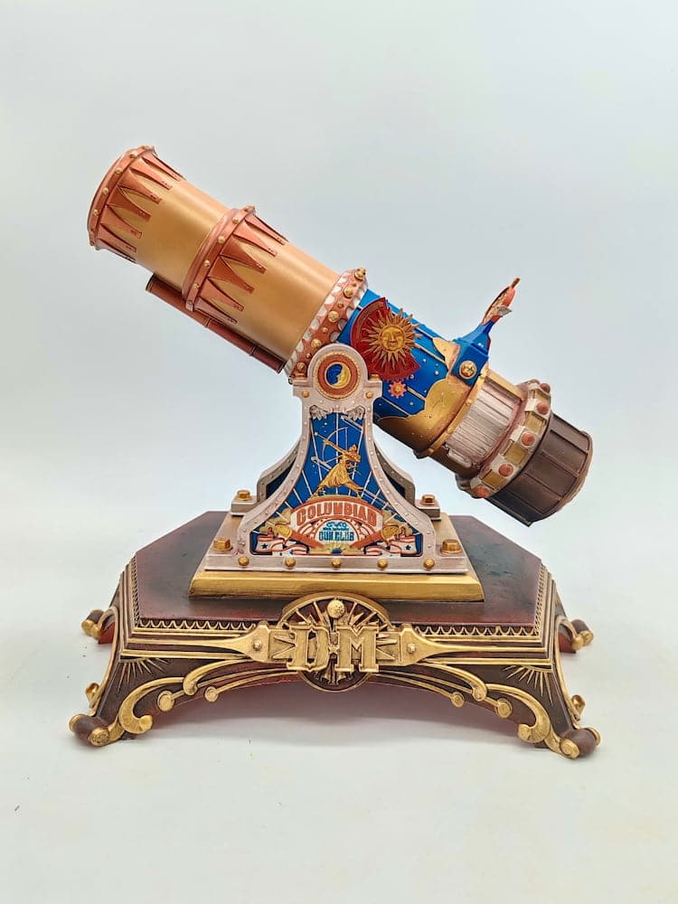 Highly detailed Columbiad cannon model from Disneyland Paris, released as part of the Hyperspace Mountain 30th anniversary merchandise collection.