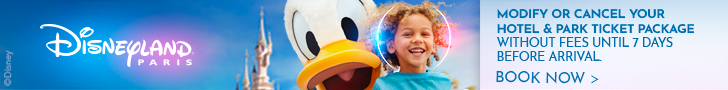 Modify or cancel your hotel and ticket package at Disneyland Paris without fees until 7 days before arrival