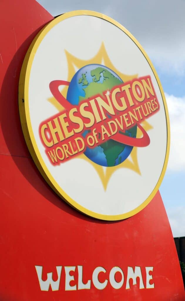 Chessington World of Adventures welcome sign, one of the UK theme parks affected when Merlin changes RAP Pass eligibility