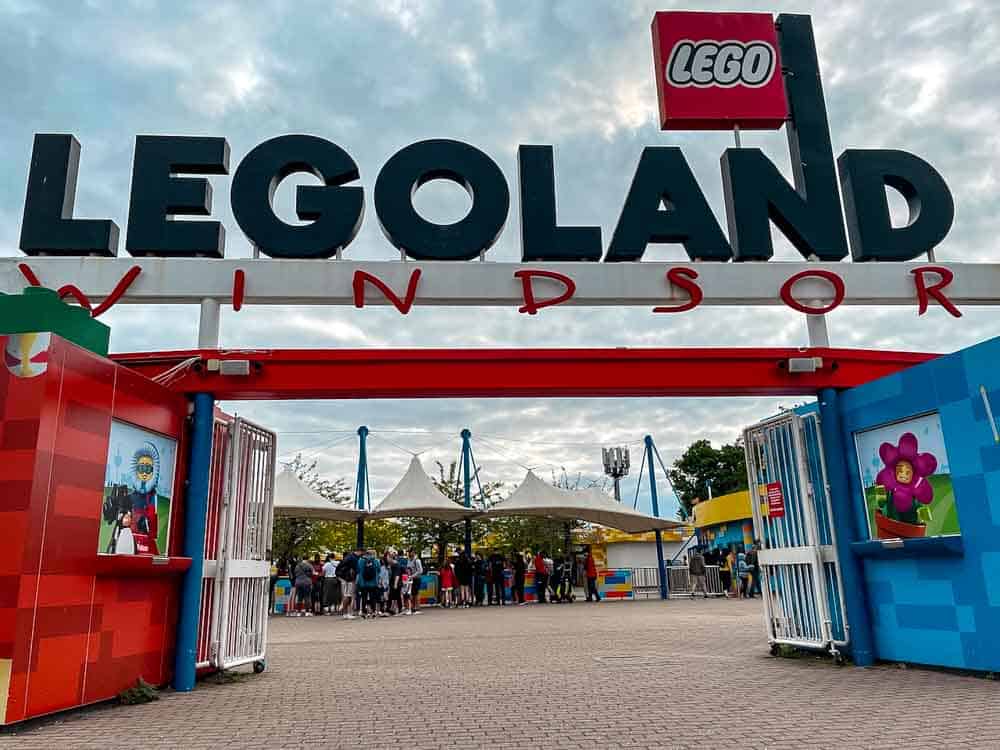 LEGOLAND Windsor entrance as families discuss Merlin changes RAP Pass eligibility at UK theme parks