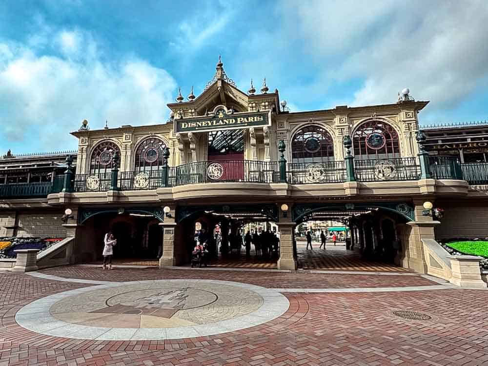 Disneyland Paris park entrance where accessibility passes remain unchanged despite Merlin RAP updates