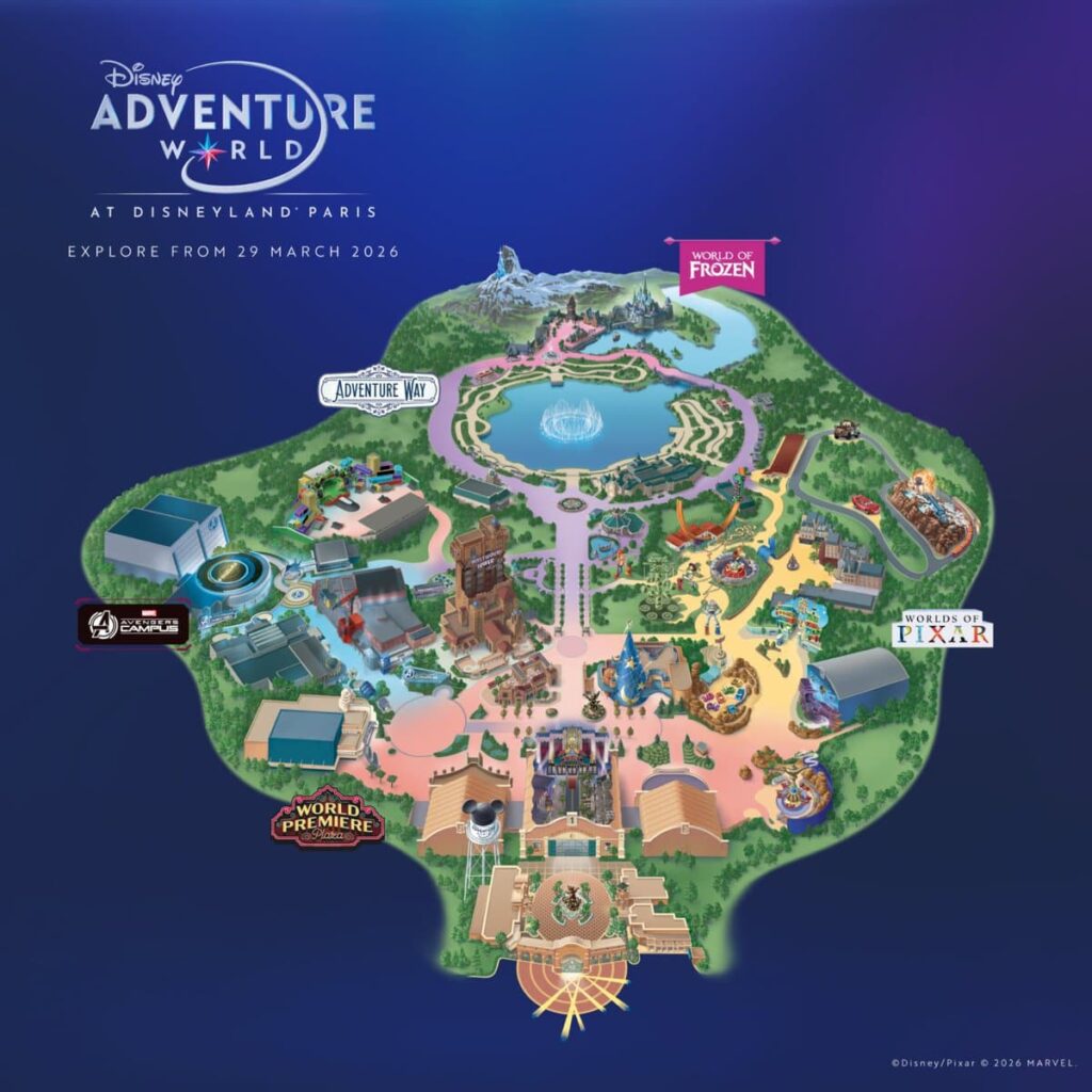Disney Adventure World Map