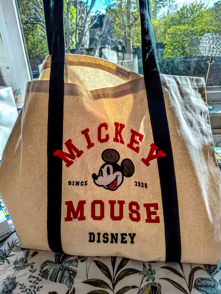 Mickey Mouse Tote Bag from Primark in Val D'Europe