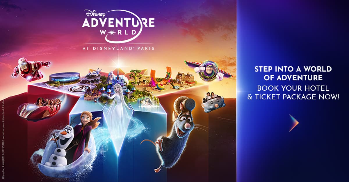 Book your Disneyland Paris package and discover Disney Adventure World