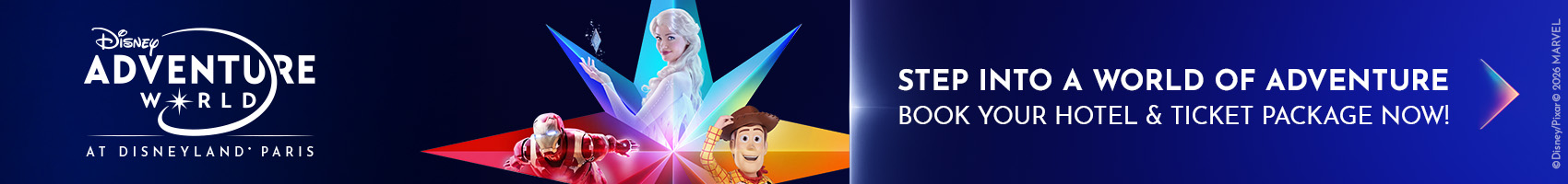 Book your Disneyland Paris package and discover Disney Adventure World